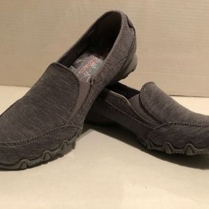 Gray slip on Skechers